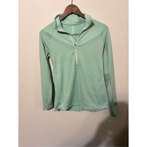 Under Armour Women's Size Small Light Blue 1/4 Zip Pullover Athletic Jacket - Picture 1 of 4